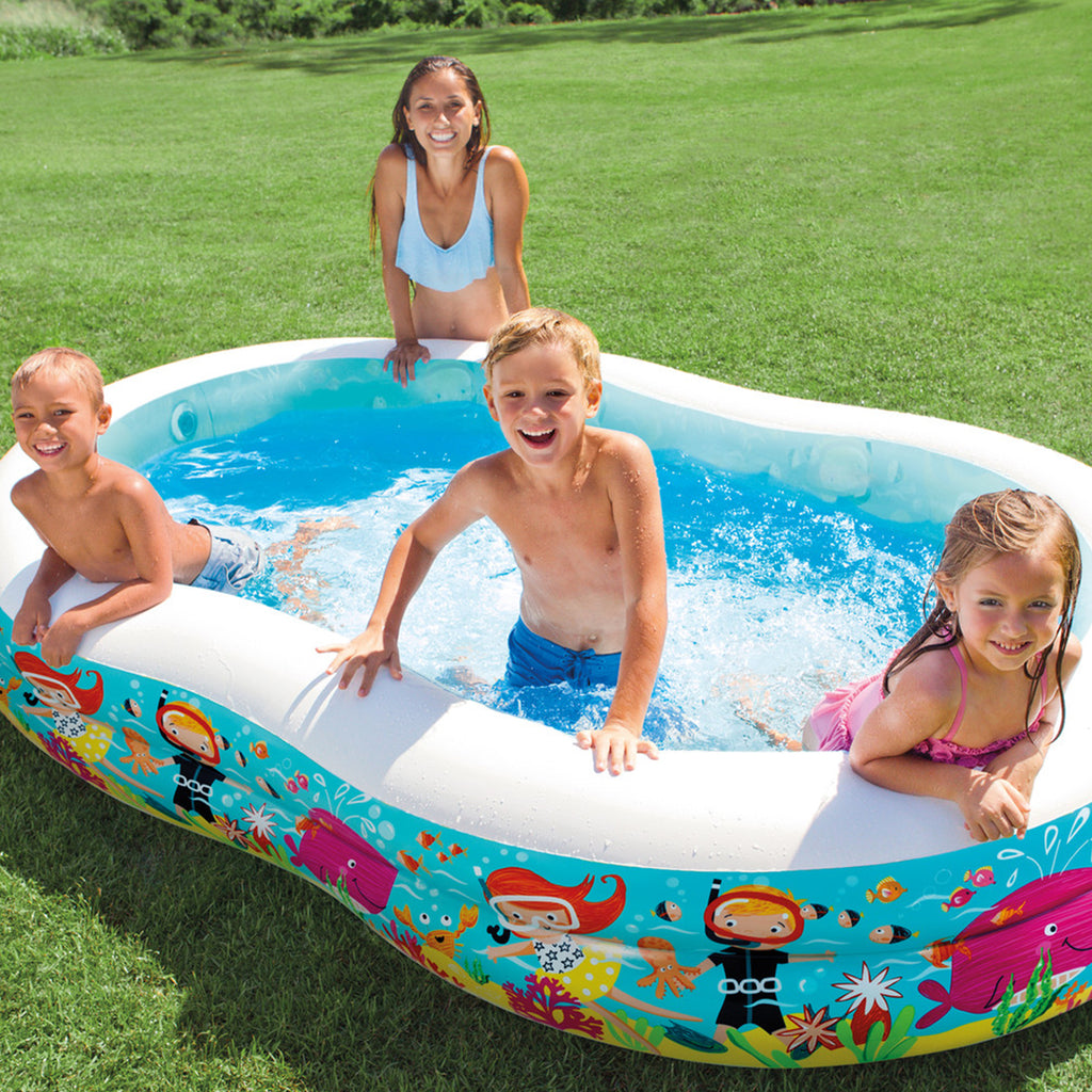 Swim Center® Snorkel Fun Inflatable Pool (262*160*46cm)