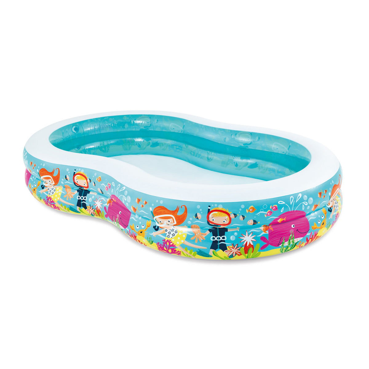 Swim Center® Snorkel Fun Inflatable Pool (262*160*46cm)