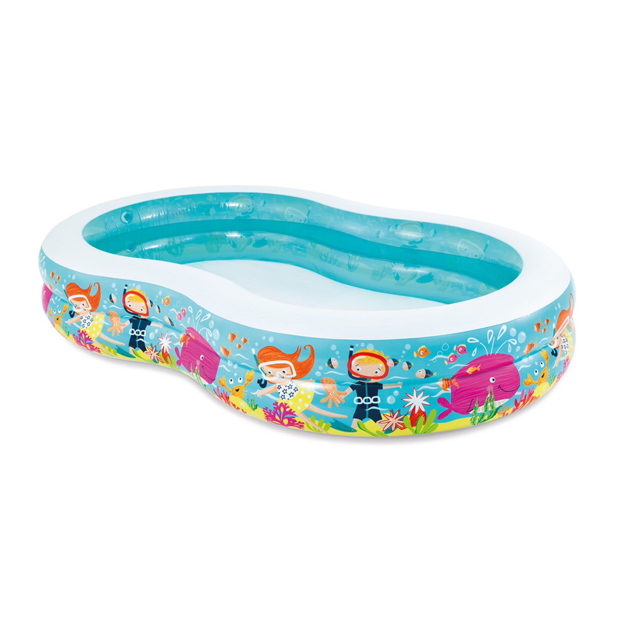 Swim Center® Snorkel Fun Inflatable Pool (262*160*46cm)