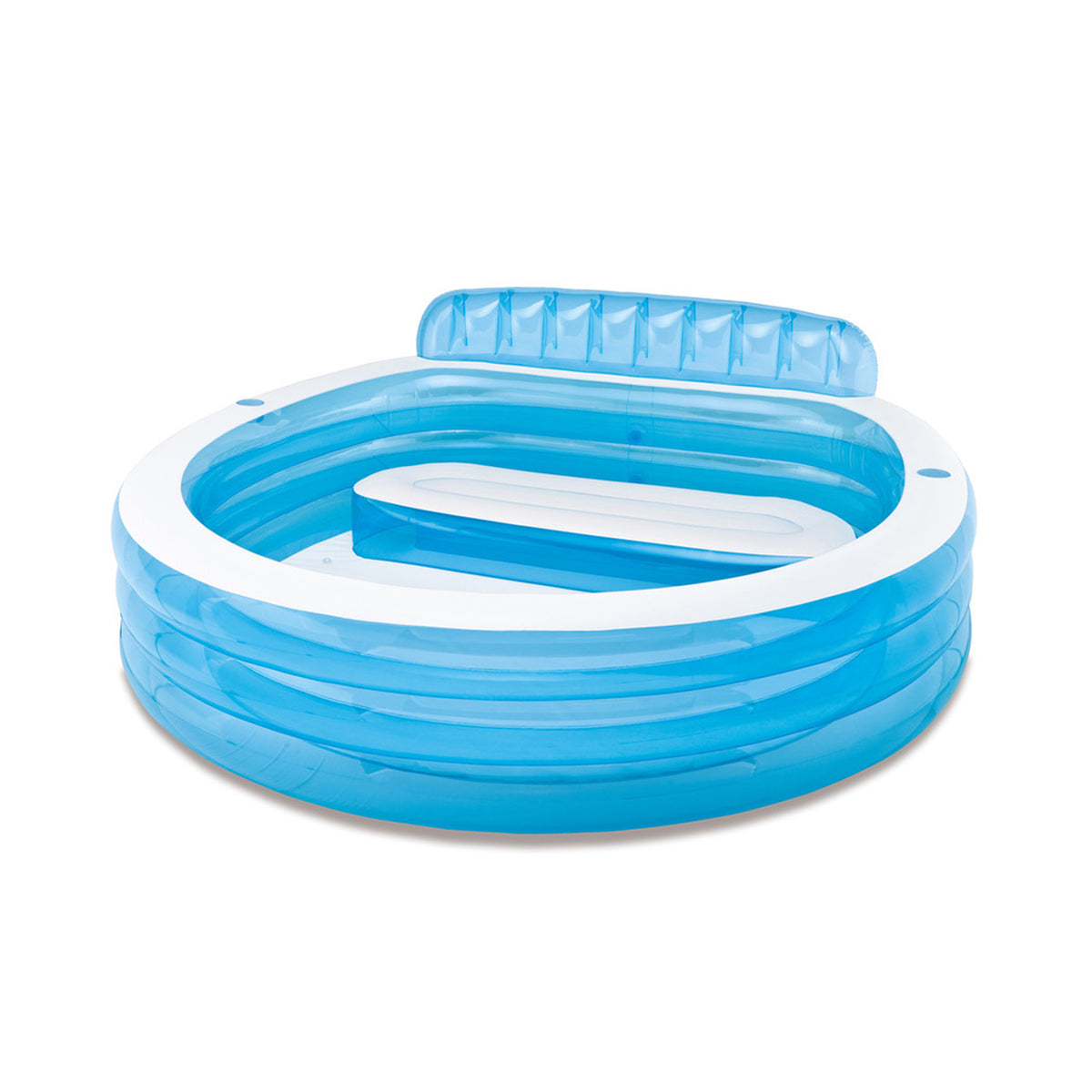 Swim Center® Round Inflatable Family Lounge Pool (2.29*2.18*31cm)