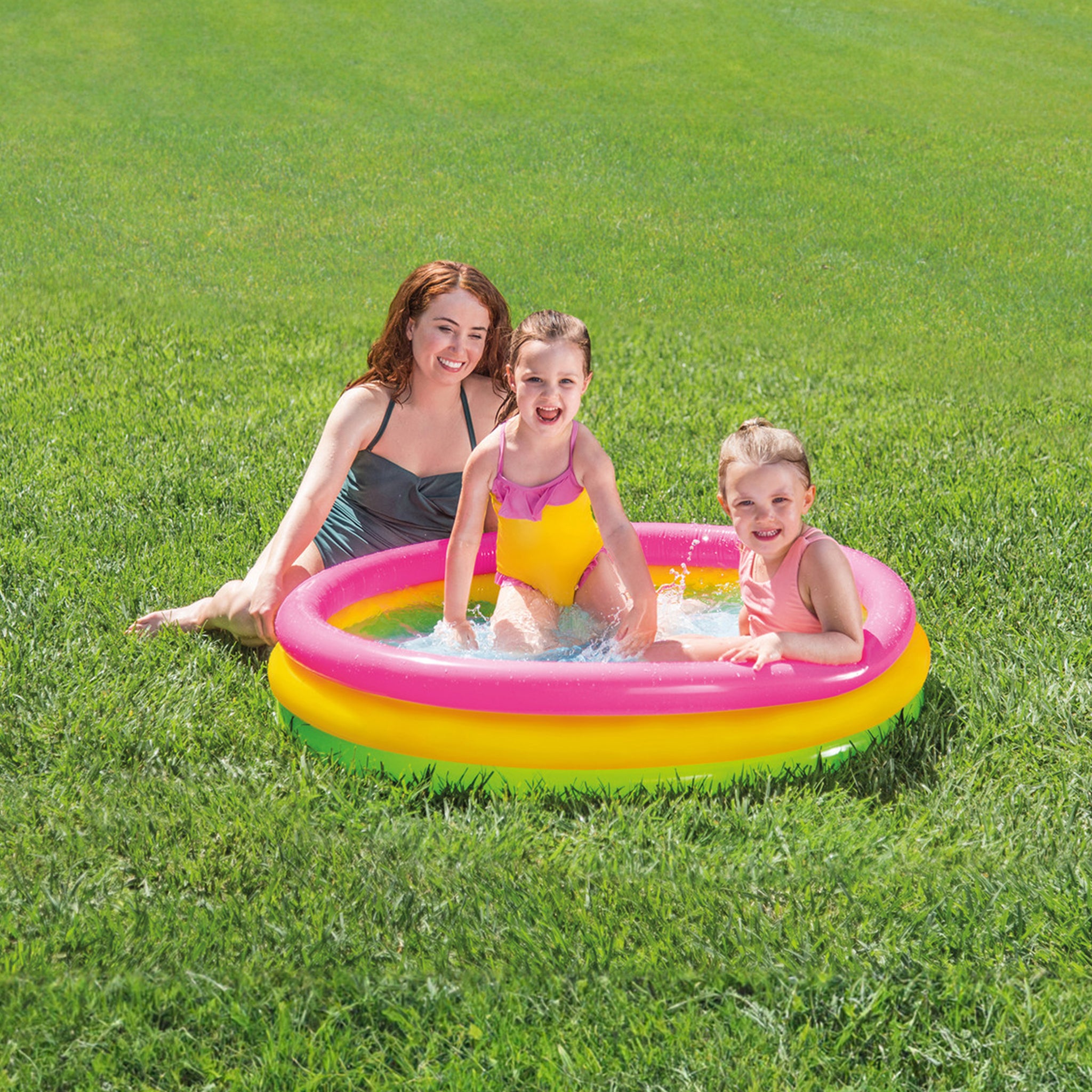 Sunset Glow Inflatable Kiddie Pool - 45" x 10"(114*25cm)