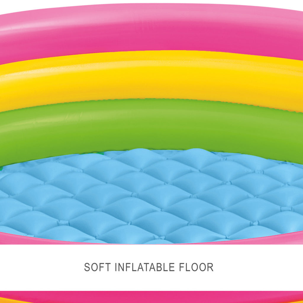 Sunset Glow Inflatable Kiddie Pool - 45" x 10"(114*25cm)