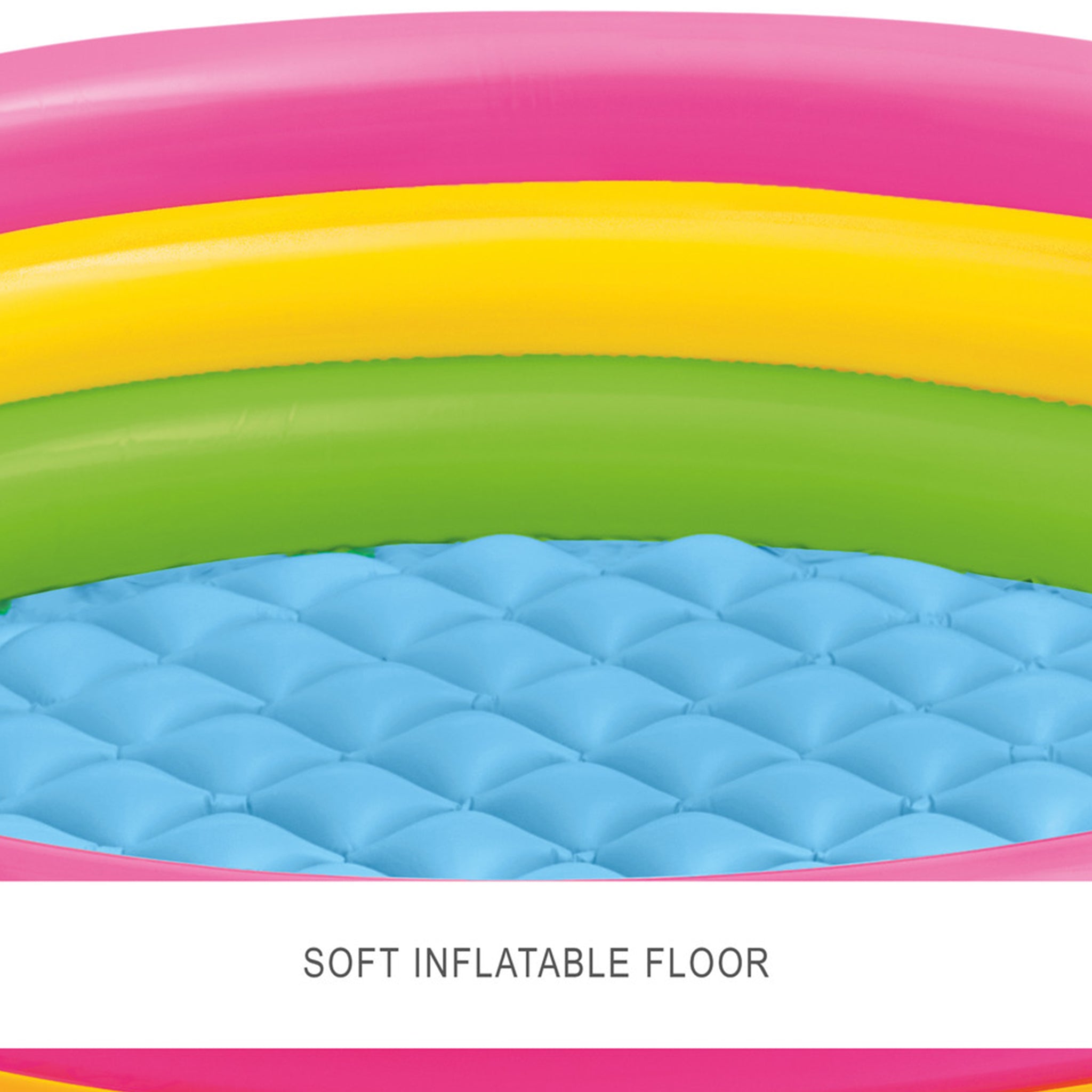 Sunset Glow Inflatable Kiddie Pool - 45" x 10"(114*25cm)