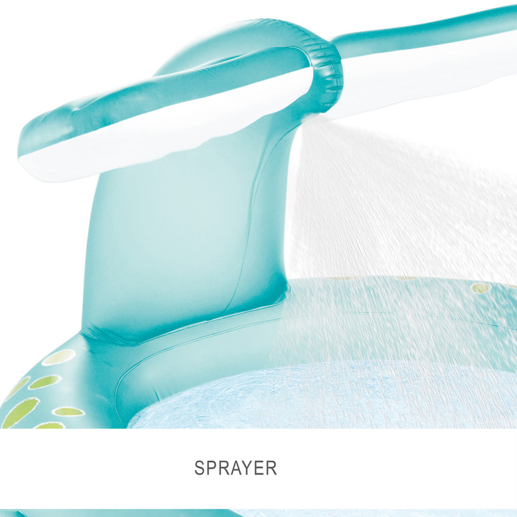 Whale Inflatable Spray Kiddie Pool (2.01*1.96*91cm)