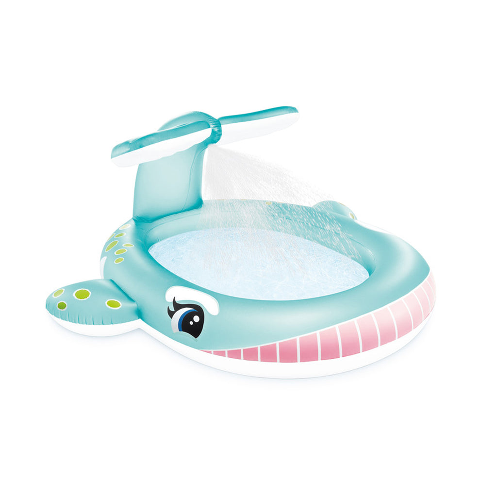 Whale Inflatable Spray Kiddie Pool (2.01*1.96*91cm)