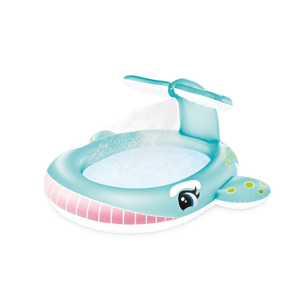 Whale Inflatable Spray Kiddie Pool (2.01*1.96*91cm)