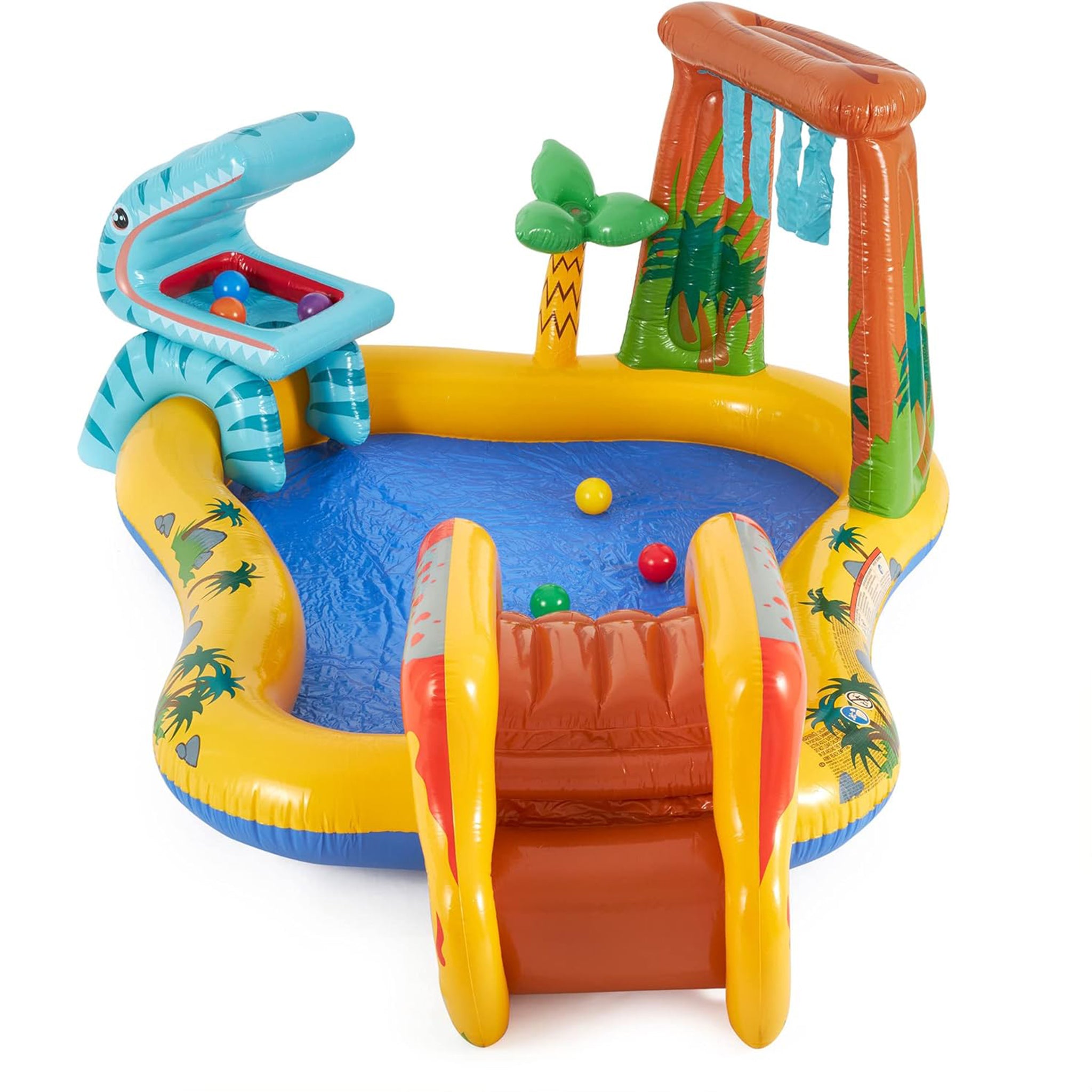 Dinosaur Inflatable Play Center w/ Slide1