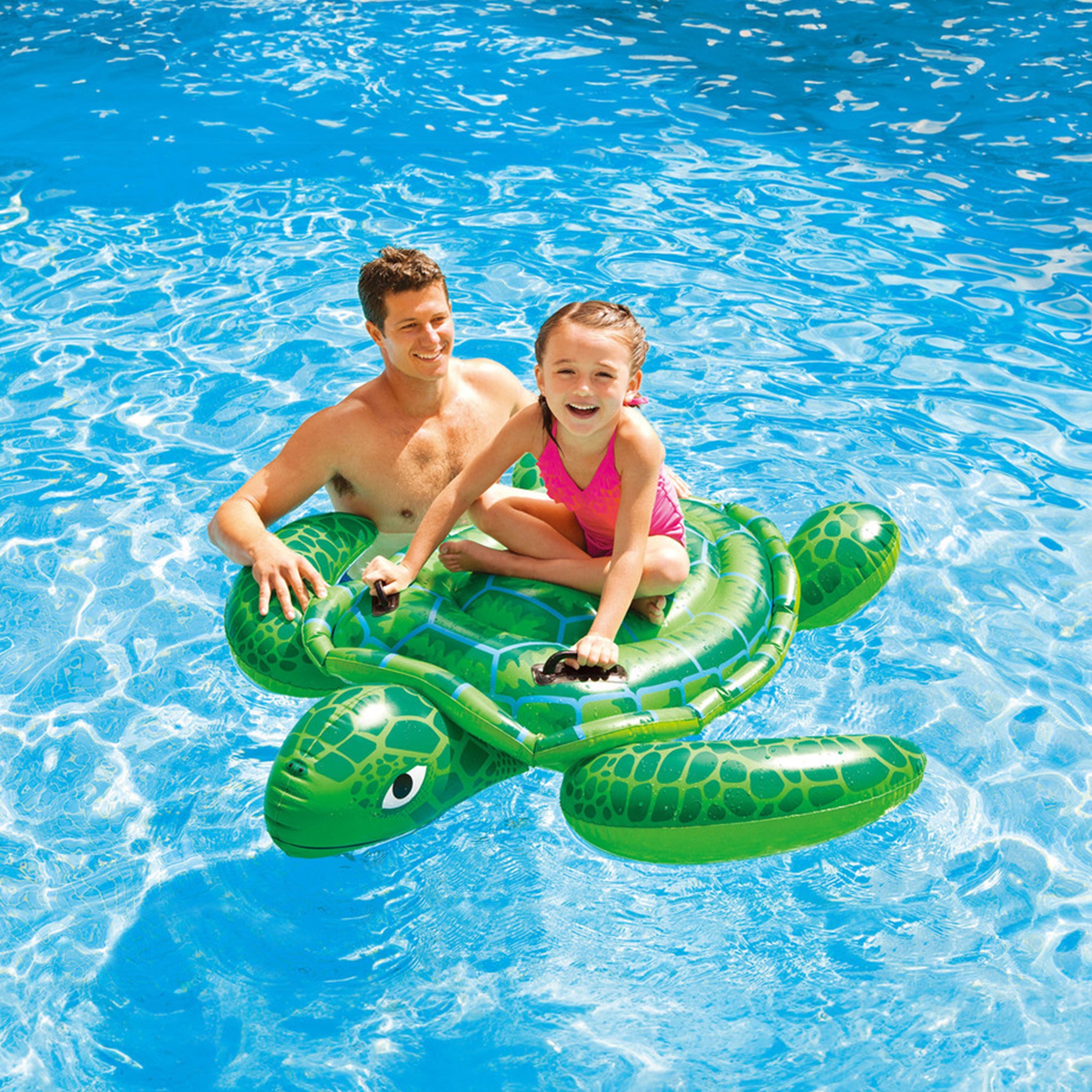 Lil' Sea Turtle Ride-On Inflatable Pool Float