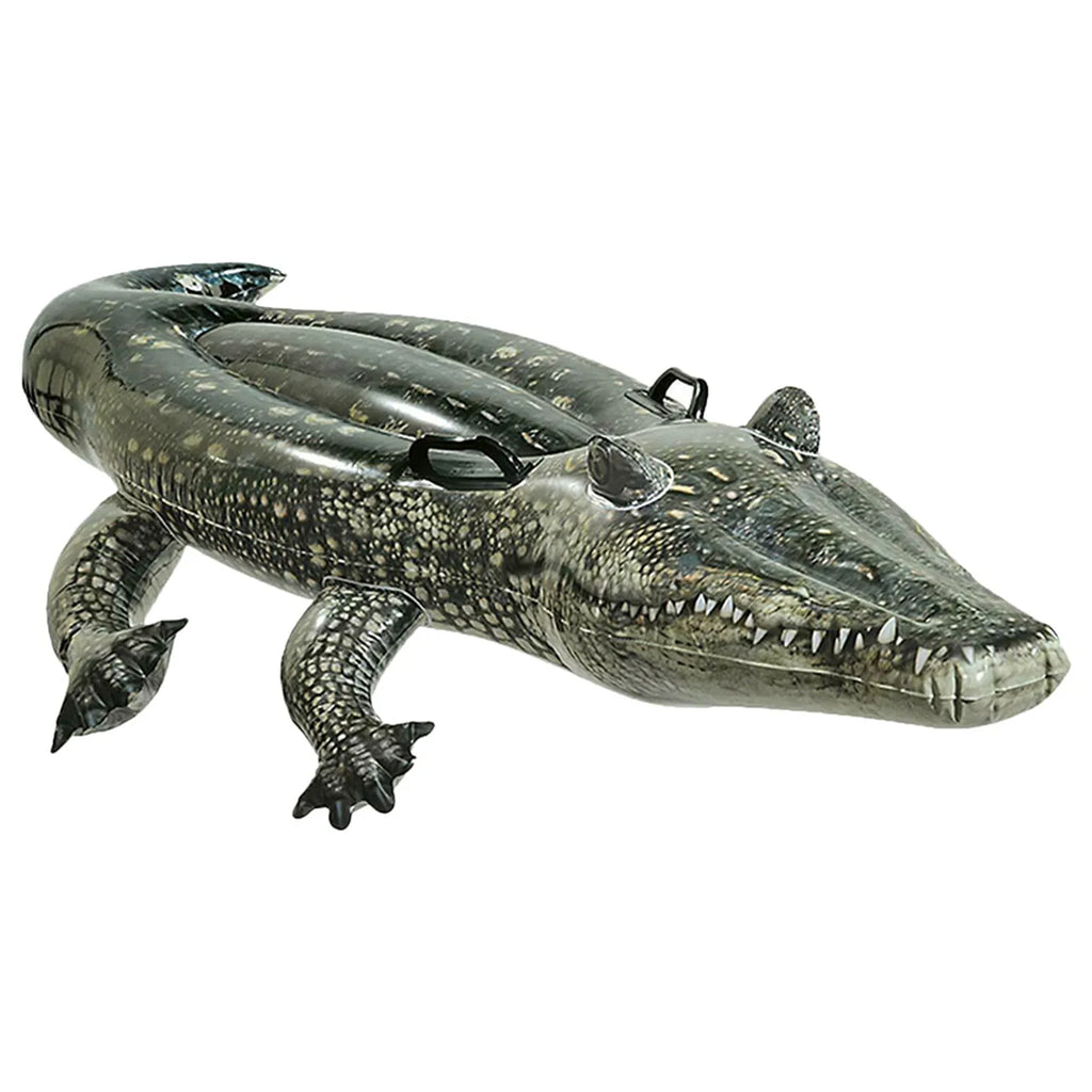 Realistic Gator Ride-On Inflatable Pool Float