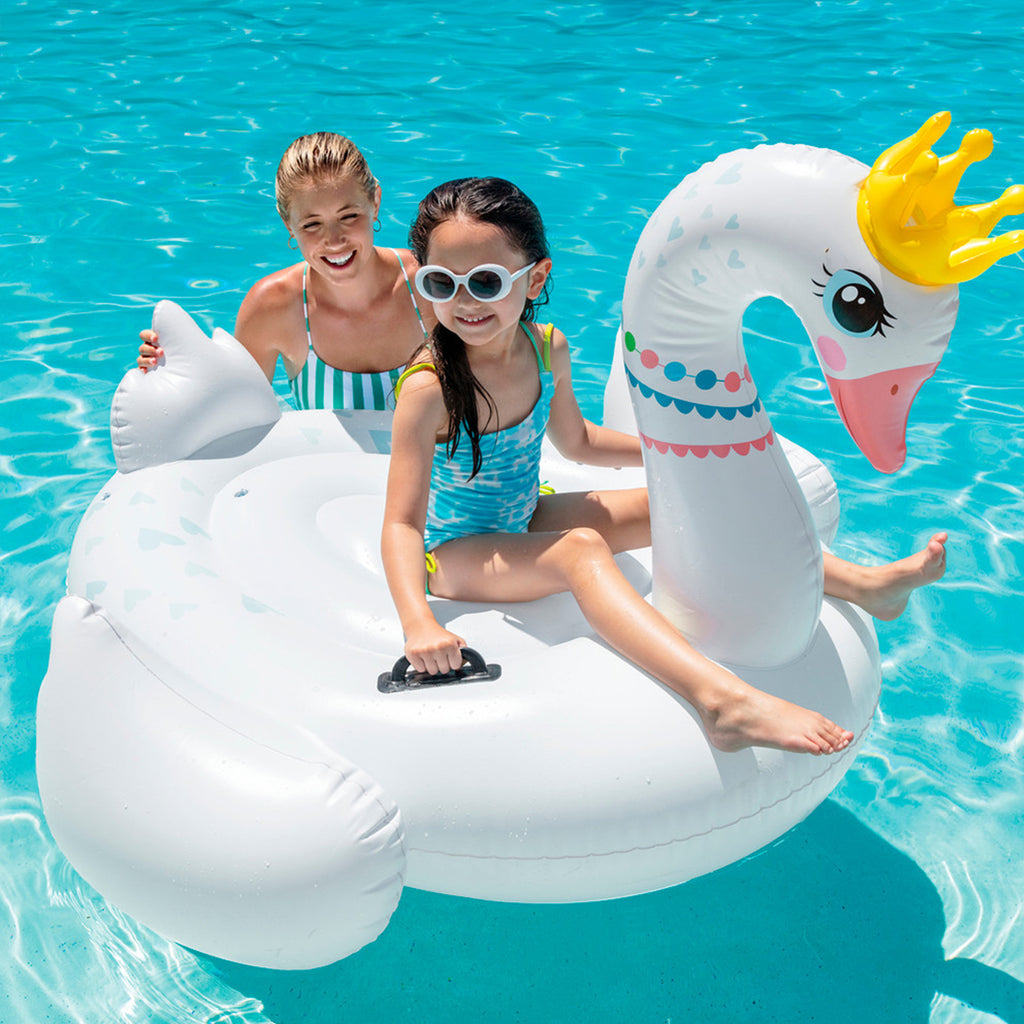 Royal Majestic Swan Ride-On Inflatable Pool Float