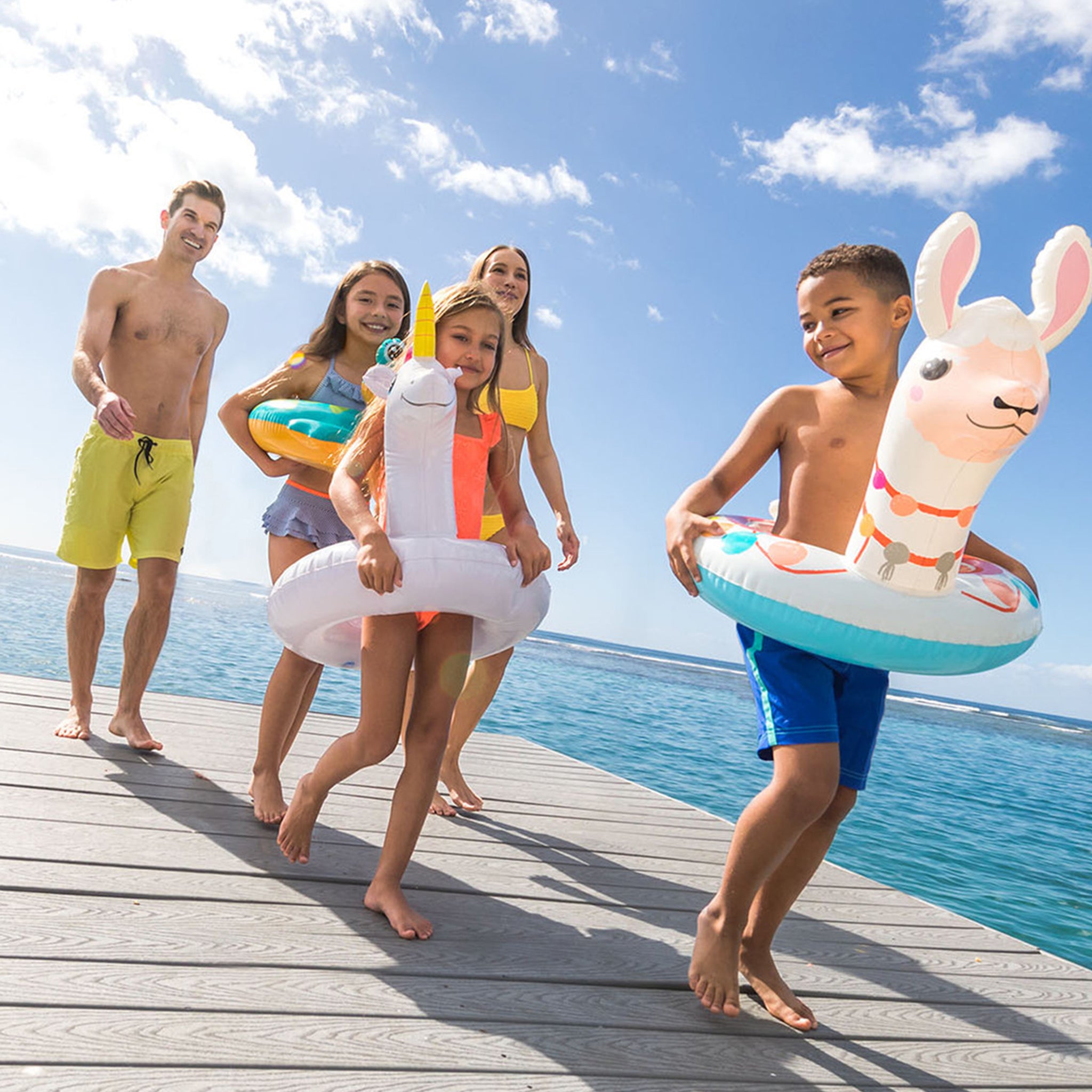 Big Animal Inflatable Swim Rings - Assortment