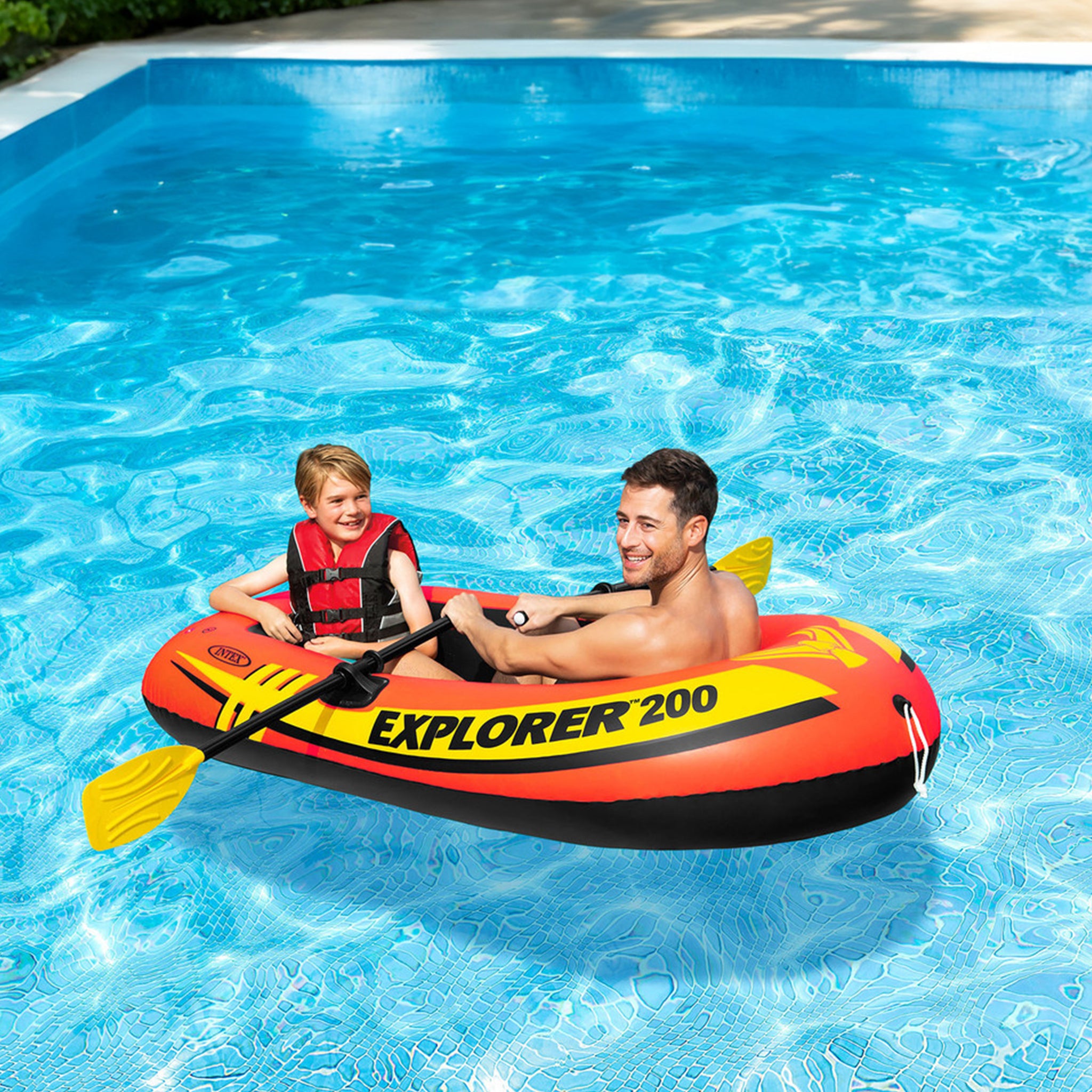 Explorer™ 200 Inflatable Boat Set - 2 Person