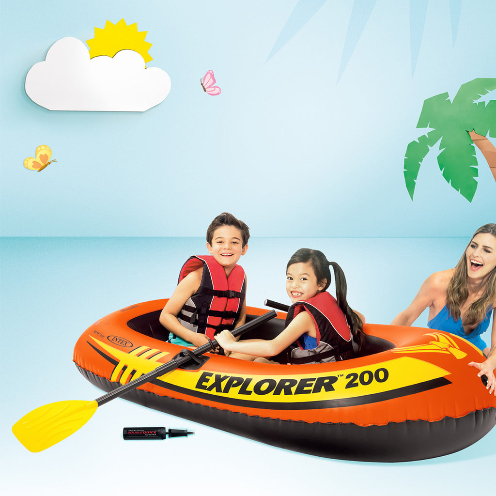 Explorer™ 200 Inflatable Boat Set - 2 Person