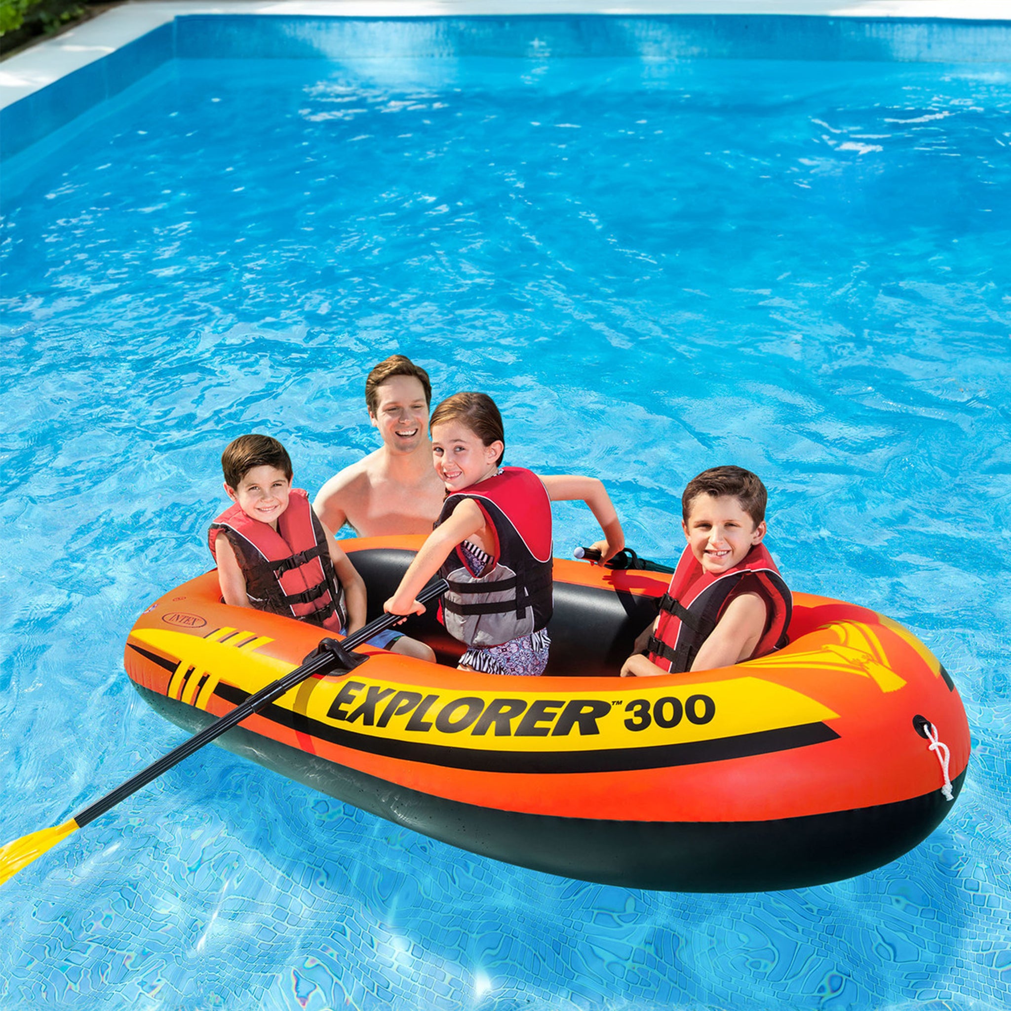 Explorer™ 300 Inflatable Boat Set - 3 Person