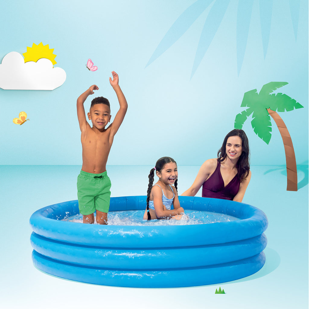 Crystal Blue Inflatable Pool - 58" x 13" (1.47*33cm)