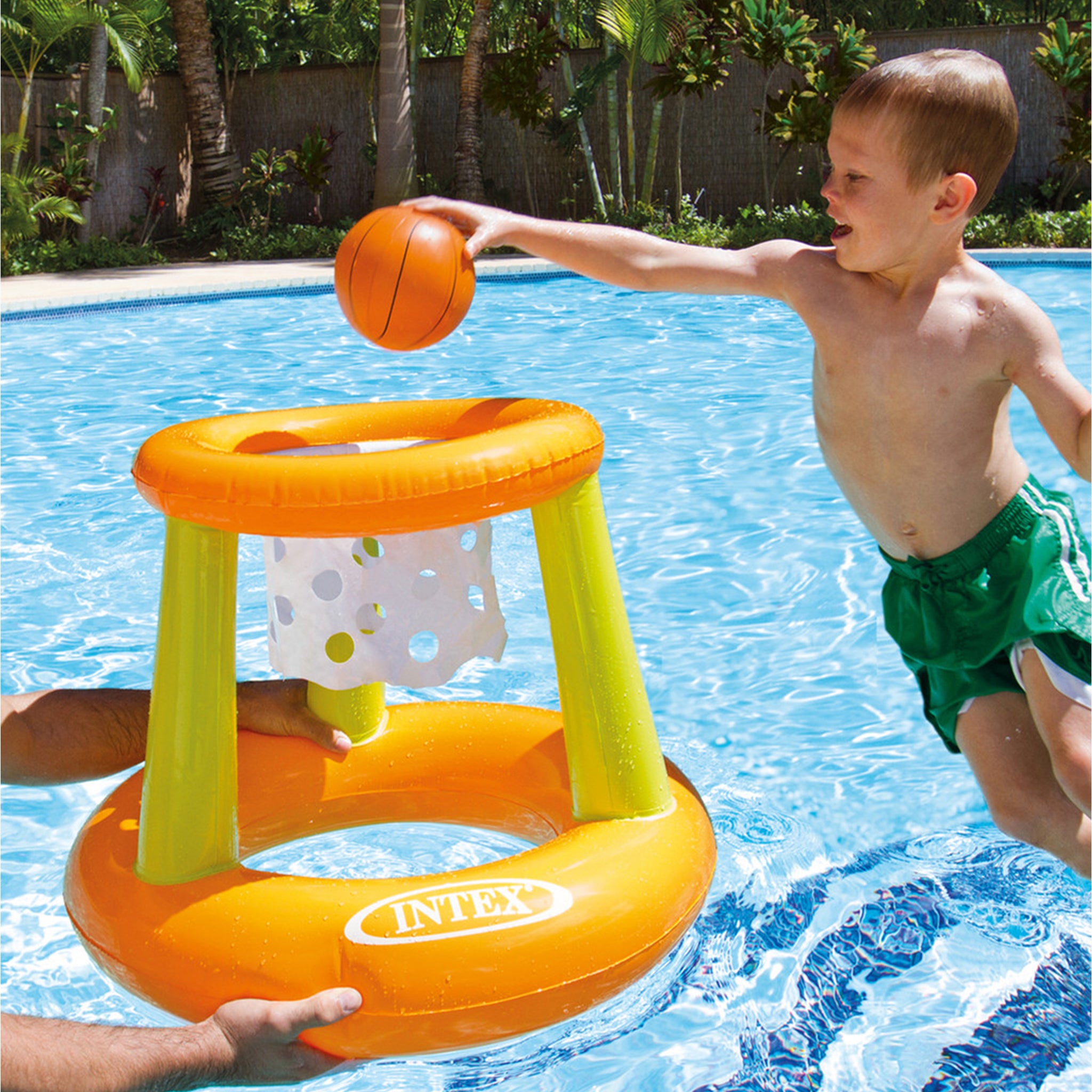 Inflatable Floating Basketball Hoop