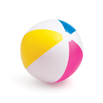 Glossy Panel Inflatable Beach Ball - 24"