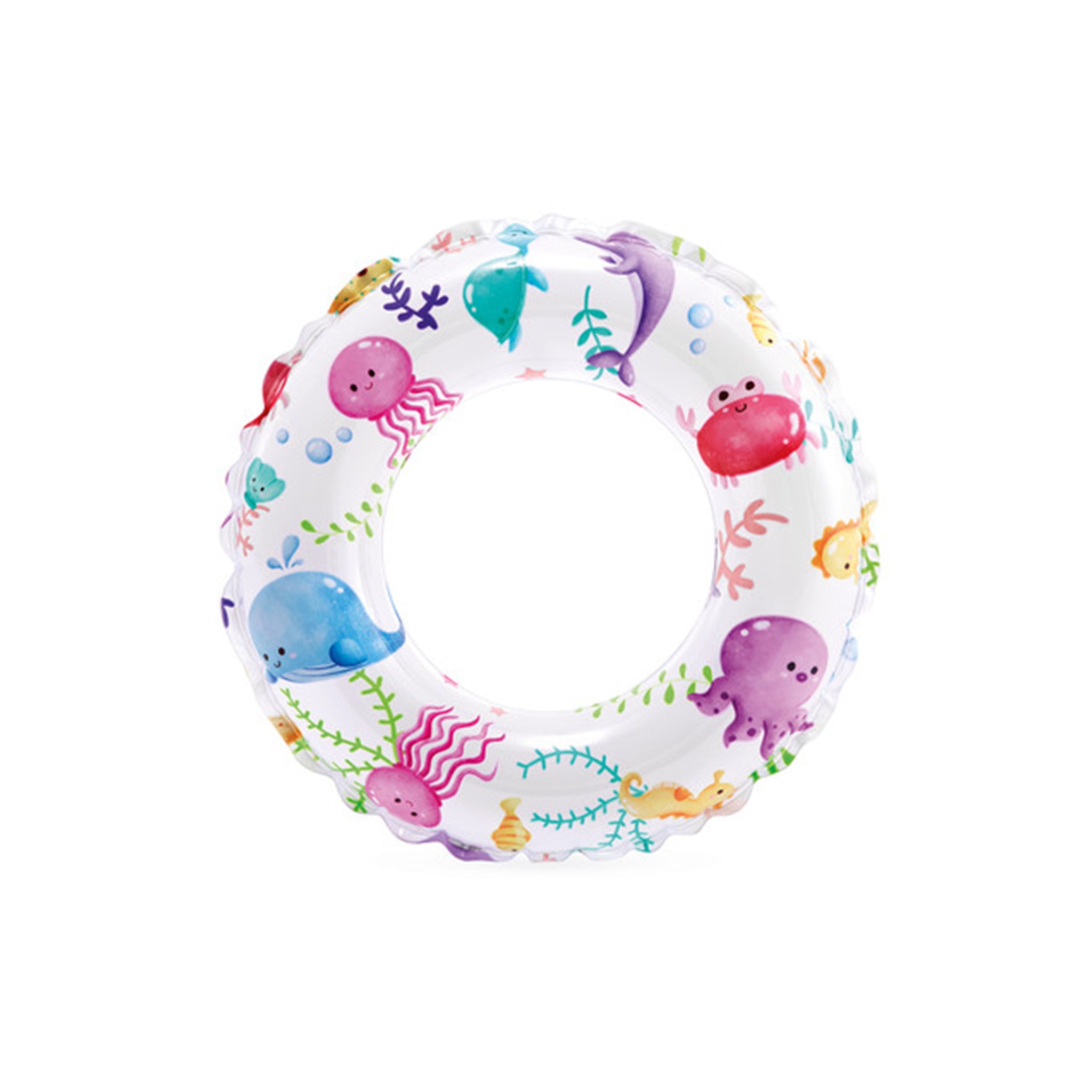 Lively Print Inflatable Swim Rings - Assortment