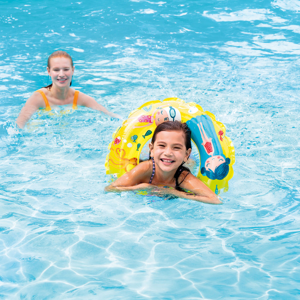 Transparent Inflatable Swim Rings - Assortment