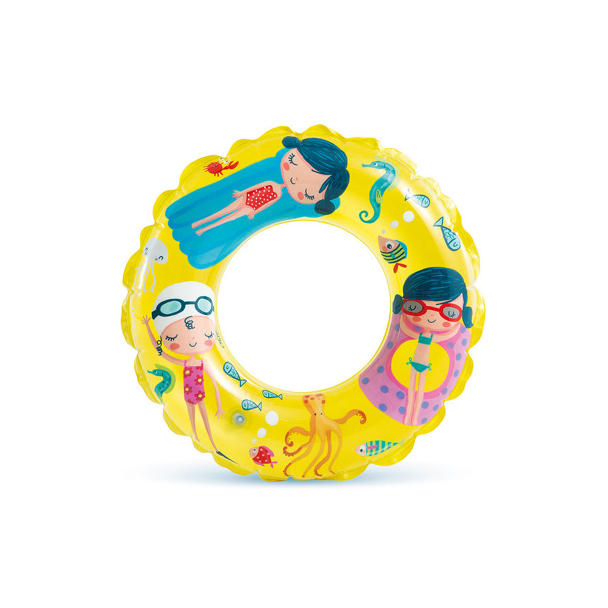 Transparent Inflatable Swim Rings - Assortment