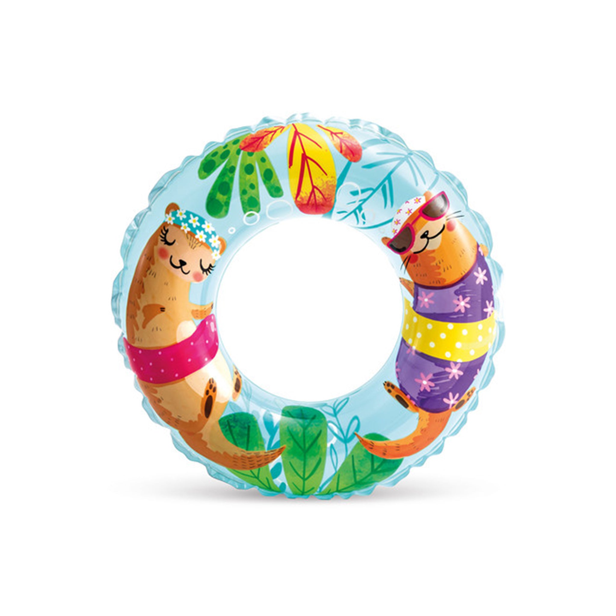 Transparent Inflatable Swim Rings - Assortment