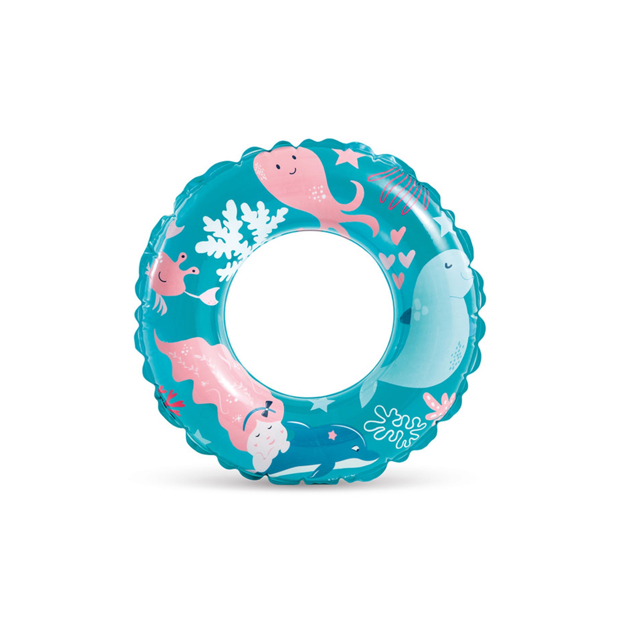 Transparent Inflatable Swim Rings - Assortment