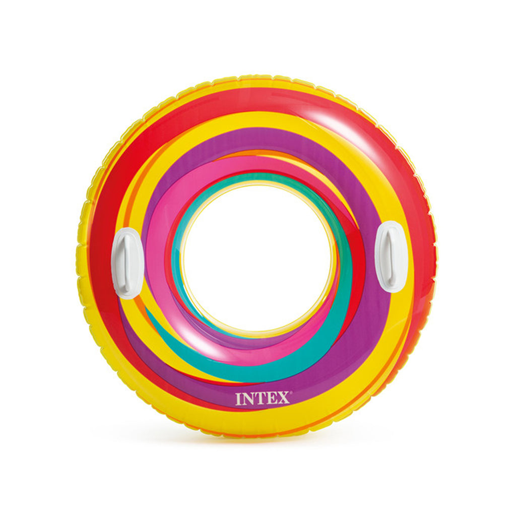 Swirly Whirly Inflatable Pool Swim Tubes - Assortment