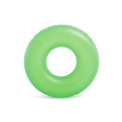 Neon Frost Inflatable Pool Swim Tubes - Assortment
