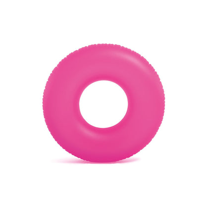 Neon Frost Inflatable Pool Swim Tubes - Assortment