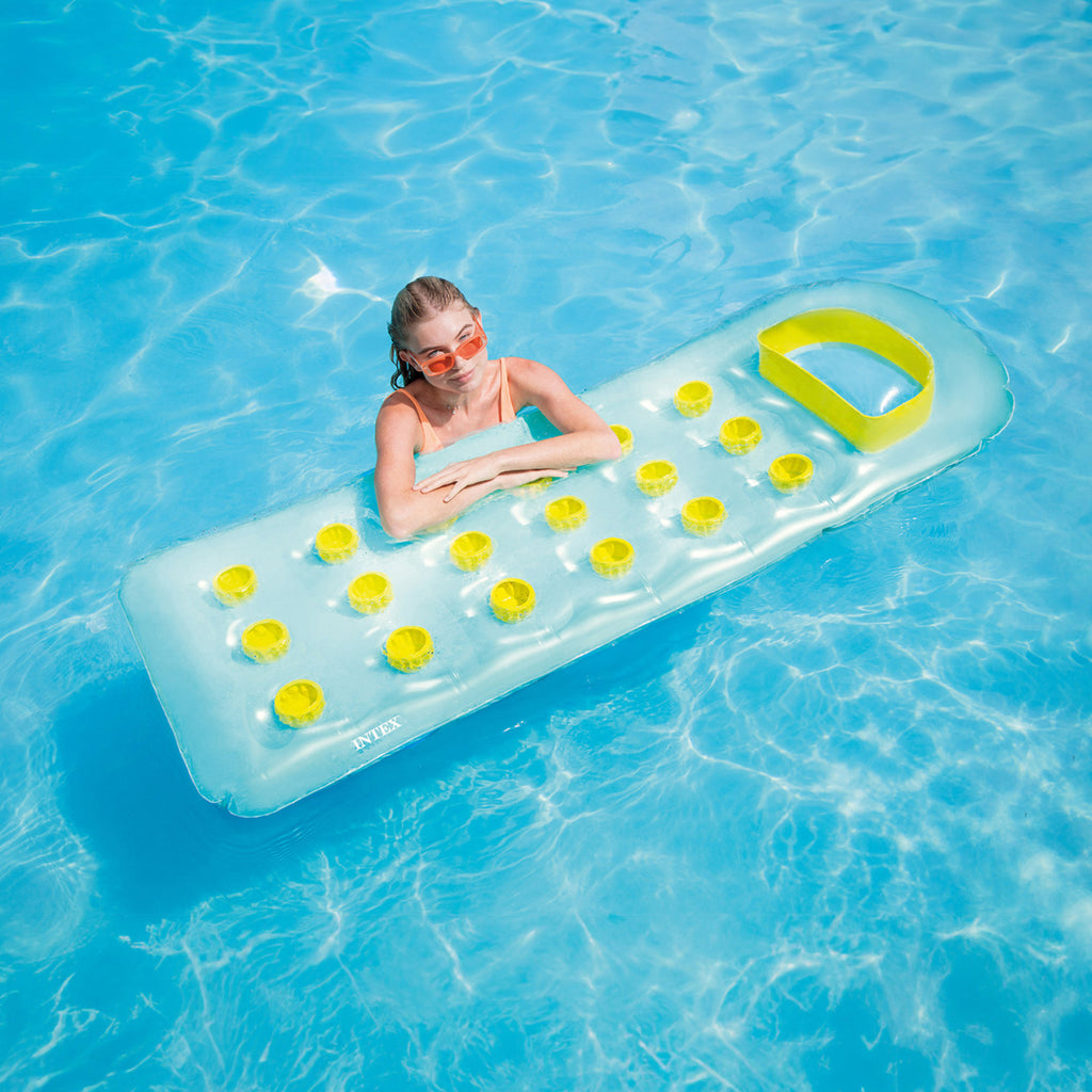 18 Pocket Suntanner Inflatable Floating Mats - Assortment