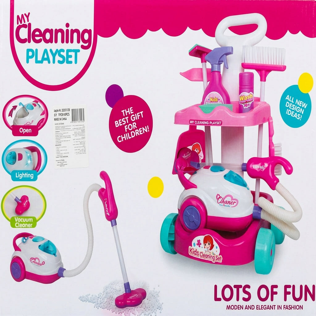Vacuum Cleaner Children Cleaning Toys Set
