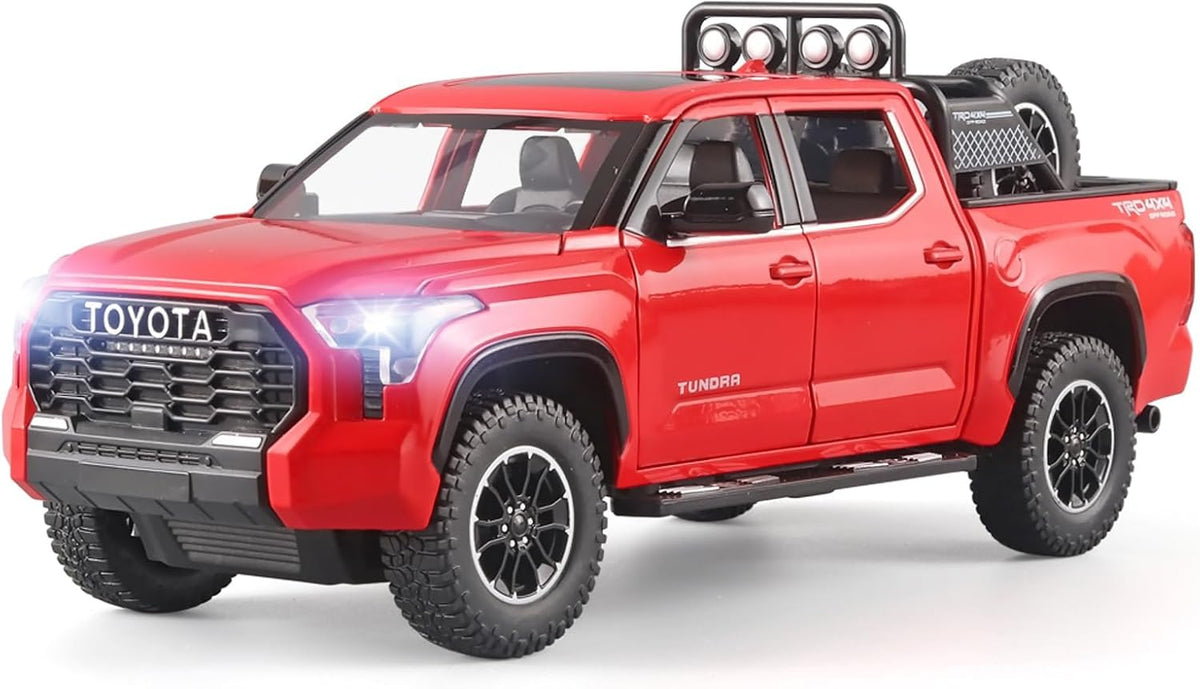 Metal Model Toy Pickup Truck Pull Back Car Model with Light and Sound (scale1:24)