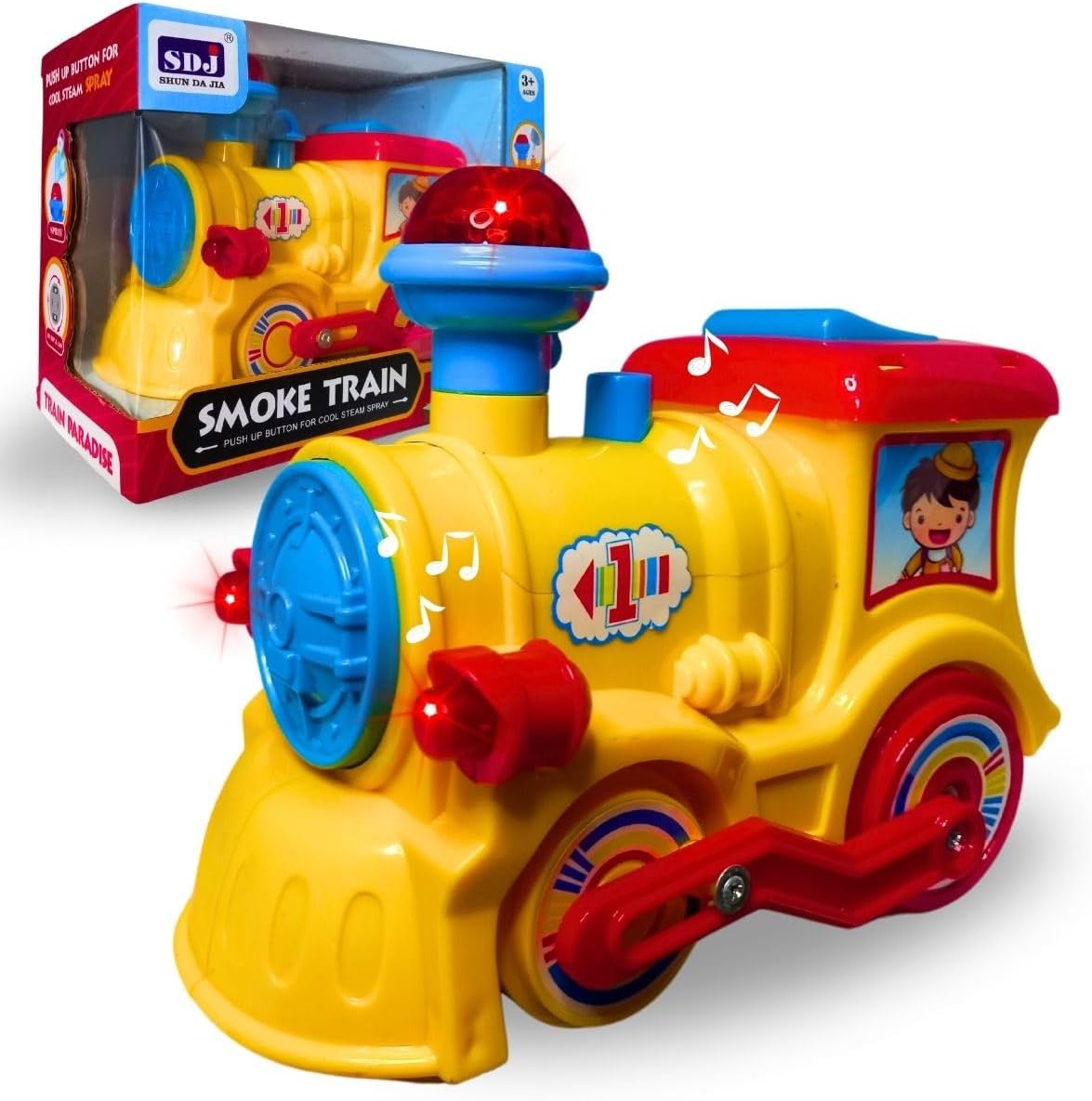 Intelligent Moving Smart Cartoon Train With Lighting