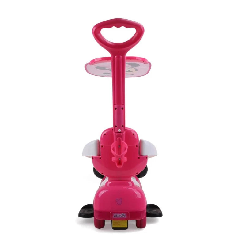 Disney Minnie Push Car with Handle & Umbrella 3-in-1 Ride