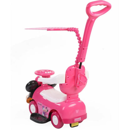 Disney Minnie Push Car with Handle & Umbrella 3-in-1 Ride
