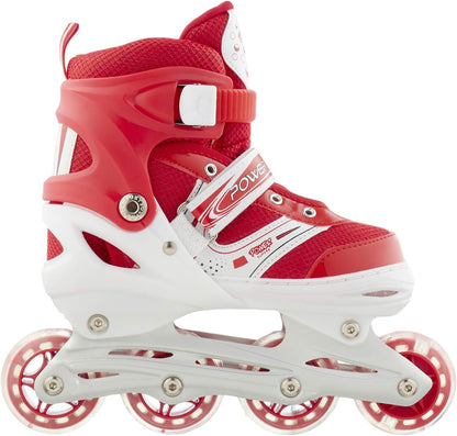 Roller Skates with LED Front Wheel Adjustable