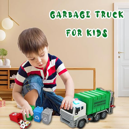 Garbage Truck 1:16 Multifunction Sanitation City Truck by JS Toys