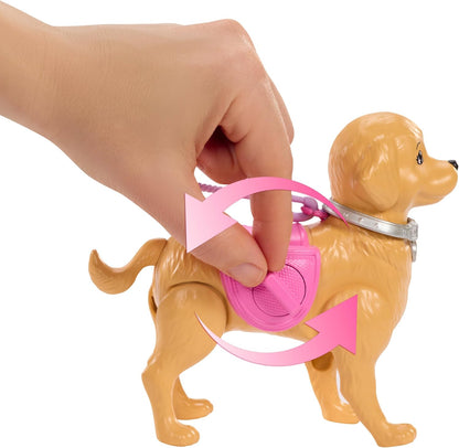 Barbie Walk & Potty Pup Toy Set with Barbie Malibu Doll