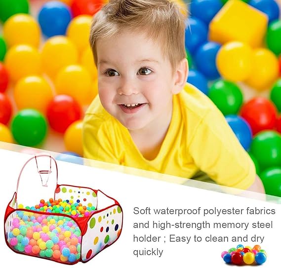 Ball  Play Tent With Basketball Hoop For Kids