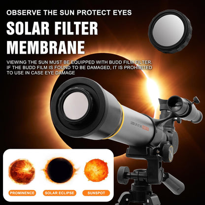 Telescope Look Up At The Starry Sky