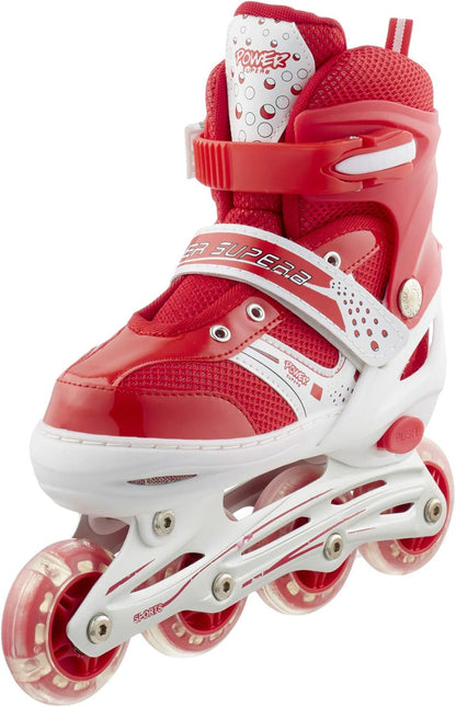 Roller Skates with LED Front Wheel Adjustable