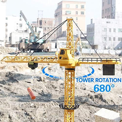 رافعة برجية عملاقة تعمل بالتحكم عن بعد بـ 6 قنوات