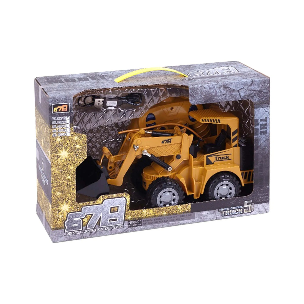 Excavator Tractor On Crane Remote Control With Moveable Bucket 27 CM