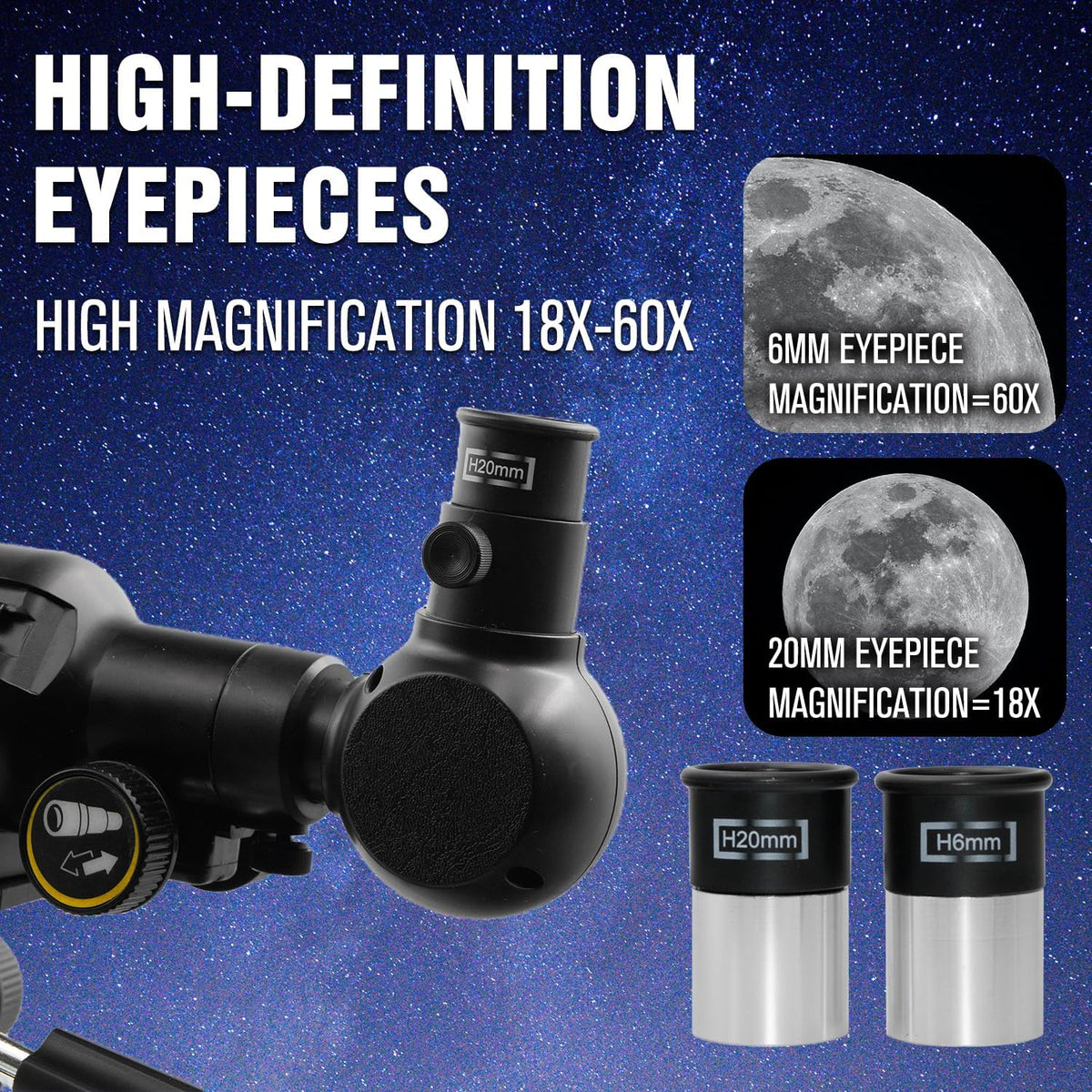 Telescope Look Up At The Starry Sky