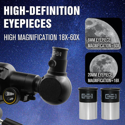Telescope Look Up At The Starry Sky