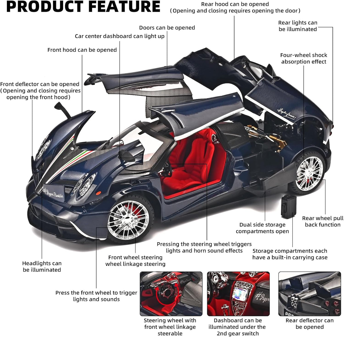 Pagani Huayra Dinastia Model Car Kits Collection (scale1:24)