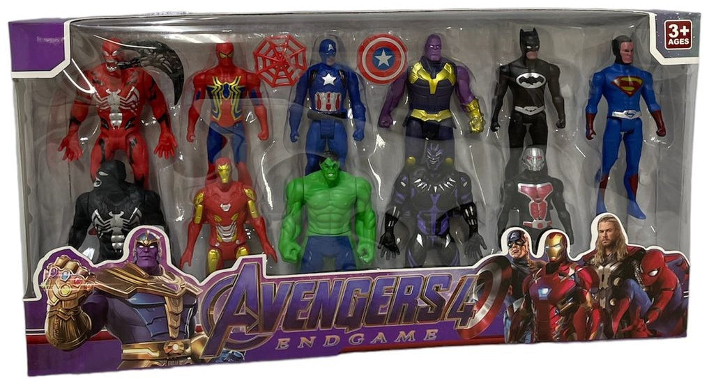 Avengers 4: Endgame – 11-Piece Superhero Action Figure Set