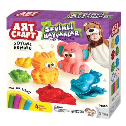 Art Craft , 3D Animals Play Dough Set