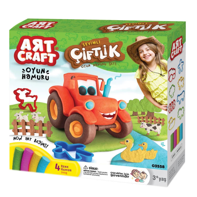 Art Craft , 3D Farm Play Dough Set