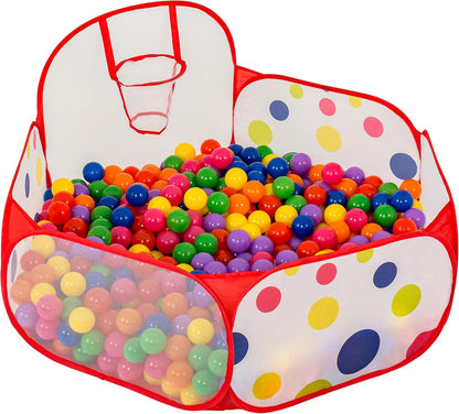 Ball  Play Tent With Basketball Hoop For Kids